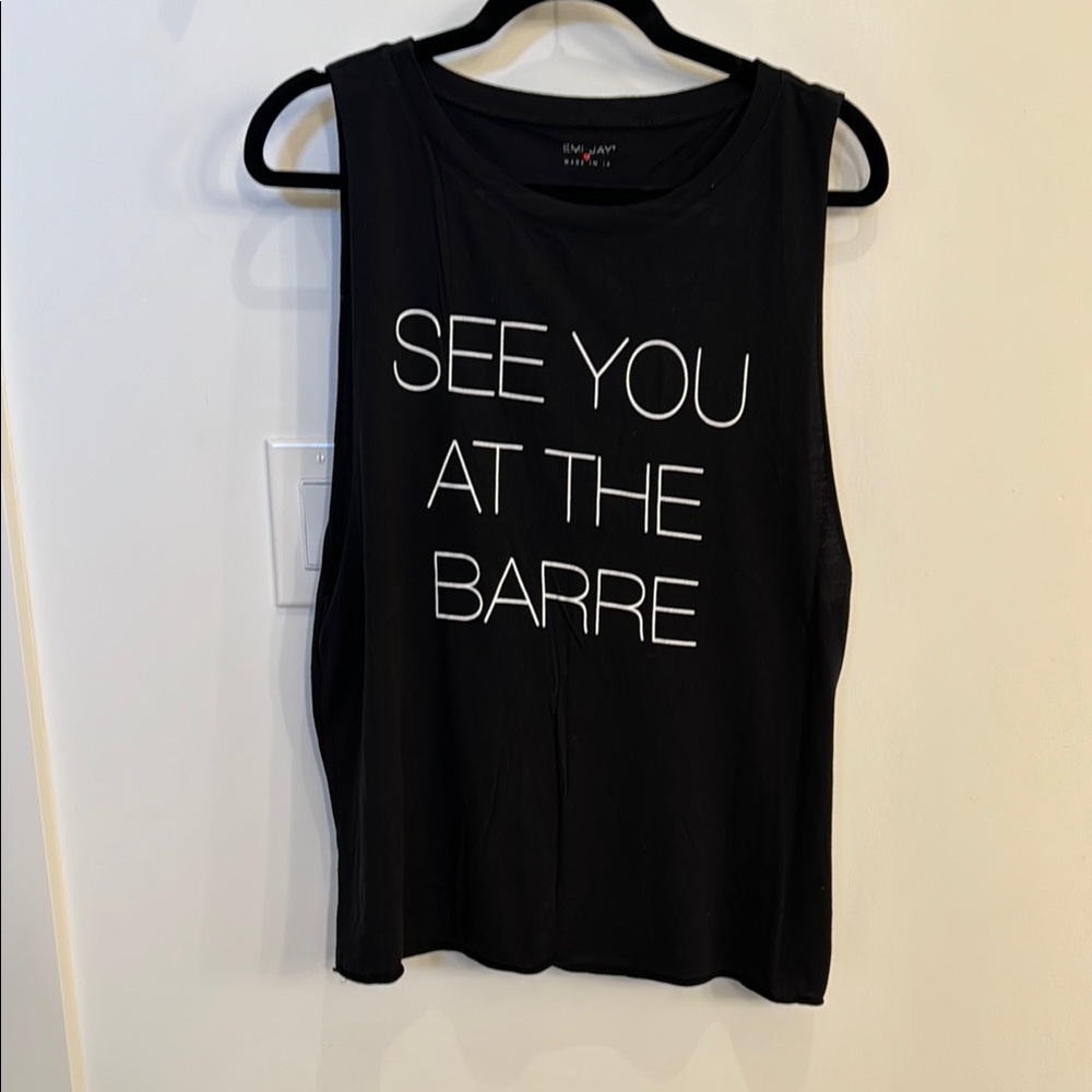 Emi Jay see you at the barre Tank Top